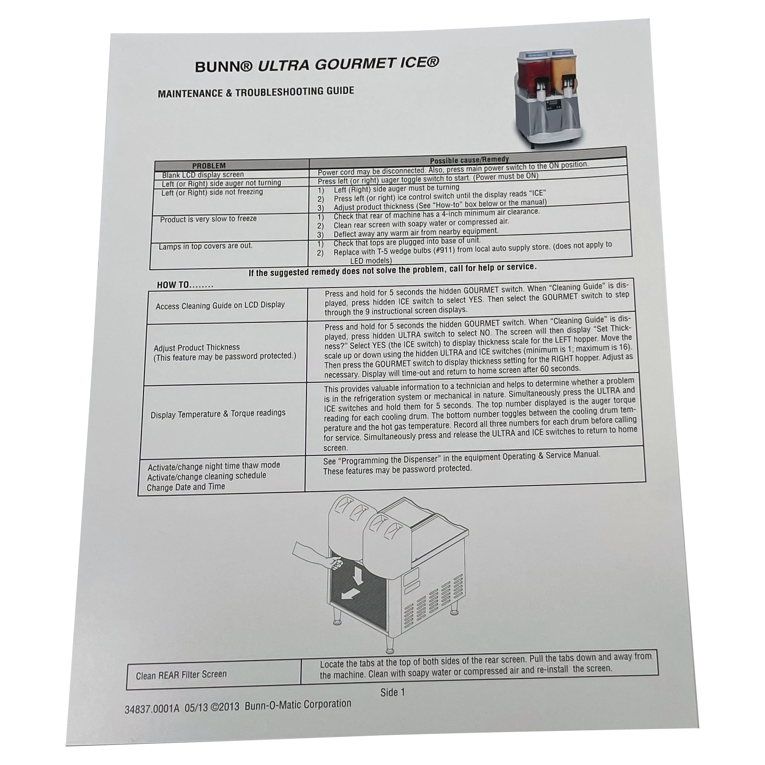 INSTR MAINTENANCE CARD ULTRA (34837.0001)