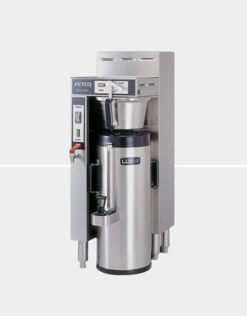 CBS-51H-15 Handle Operated Coffee Brewer – 1.5G, 16x6 Metal Brew Basket C51036